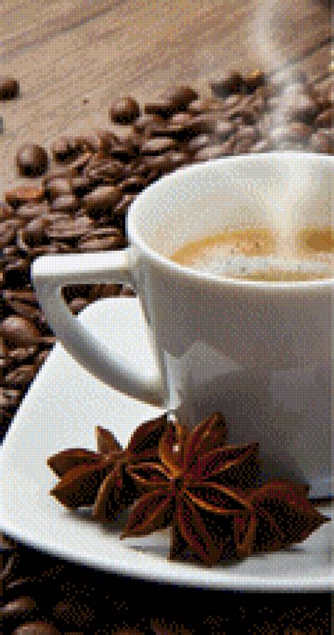 Кофе. Часть 1 - чашка, кофе, триптих, кухня, зерна - предпросмотр