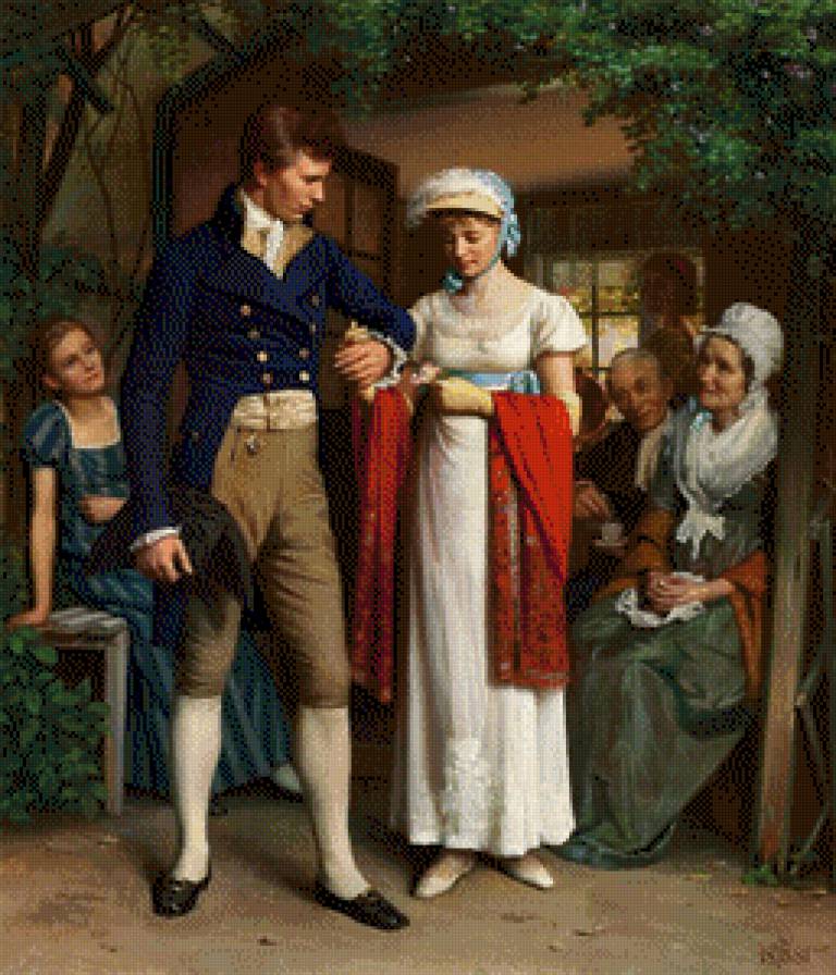 Carl Thomsen. Парочка - невеста, жених - предпросмотр