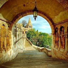 Схема вышивки «Лестница»