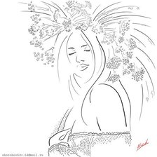 Схема вышивки «в венке»