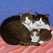 Схема вышивки «семейка»