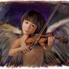 Ангел со скрипкой