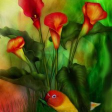 Схема вышивки «Цветы»