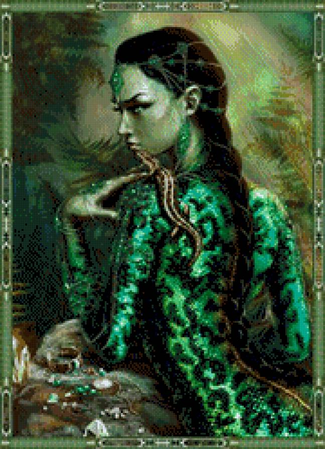 хозяйка медной горы - каменный цветок, хозяйка - предпросмотр