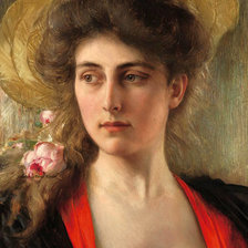 Аlbert Lynch. Девушка