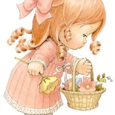 Схема вышивки «девочка»