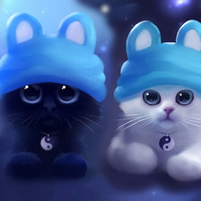 Схема вышивки «Кошечки»