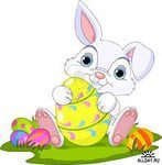 Схема вышивки «пасхальный зайчик»