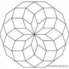 Схема вышивки «мандала»