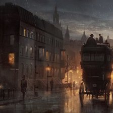 дождливый вечер в праге