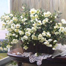 Схема вышивки «цветы»