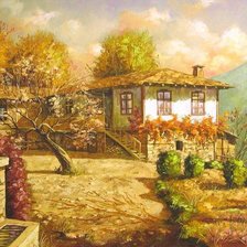 Схема вышивки «Юлиан Кръстев. Есенни багри»