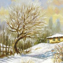 Схема вышивки «Юлиан Кръстев. Зимно настроение»