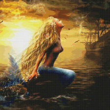 Схема вышивки «русал»