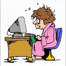 Схема вышивки «современная бабуля»