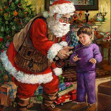 Схема вышивки «долгожданный подарок»