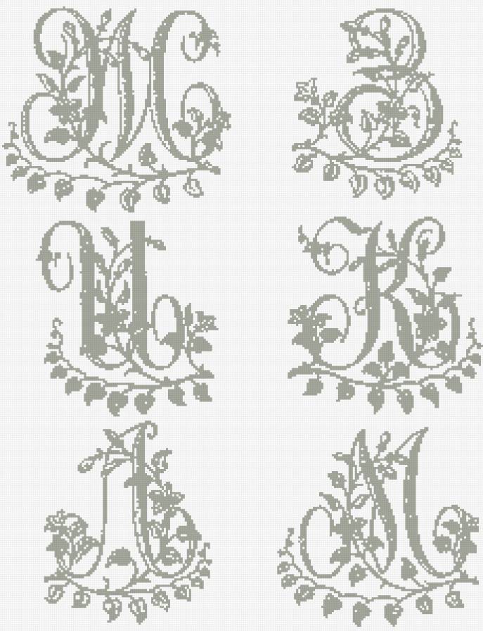 русский алфавит Ж-М - предпросмотр