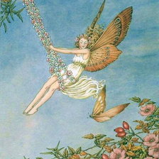 Схема вышивки «фея 3»