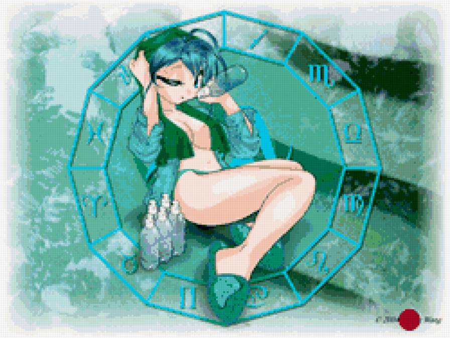 водолей - анимэ, знаки зодиака, гороскоп, фэнтези, созвездие - предпросмотр