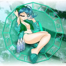 Схема вышивки «водолей»