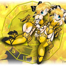 Схема вышивки «близнецы»