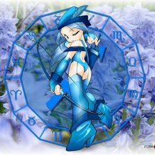 Схема вышивки «Стрелец»