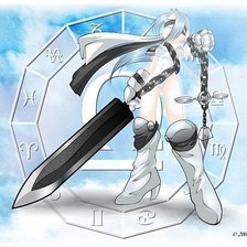 Схема вышивки «весы»