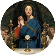 Схема вышивки «Мария и Евхаристия»