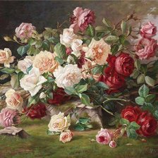 Схема вышивки «Розы»