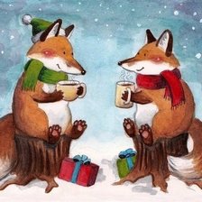 Схема вышивки «посиделки»