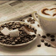 Схема вышивки «утренний кофе»