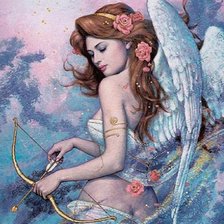 Схема вышивки «ангел  3»