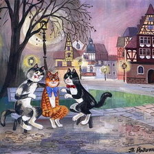 Схема вышивки «Трио»