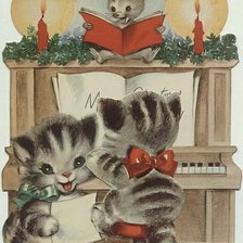 Схема вышивки «Gatitos»