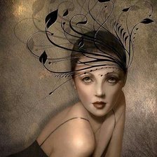 Схема вышивки «Dama»