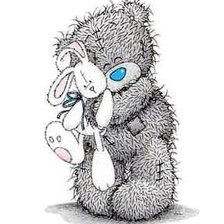 Схема вышивки «тэдди»