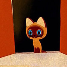 Схема вышивки «Котёнок гав»