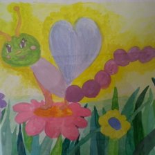 Схема вышивки «Стрекоза»