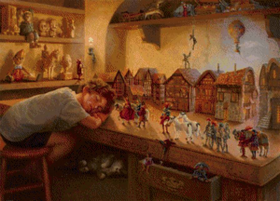 сказочный сон - сон, игрушки, мальчик - предпросмотр