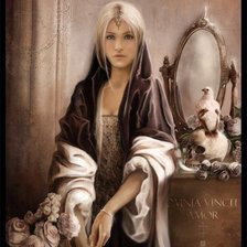 Схема вышивки «девушка»