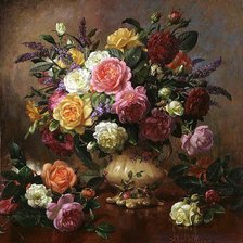 Схема вышивки «Букет цветов»