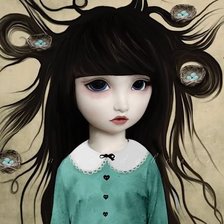 Схема вышивки «Большие глаза»