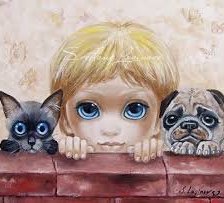 Схема вышивки «Большие глаза»