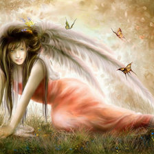 Схема вышивки «лесная нимфа»