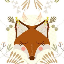 Схема вышивки «Лиса»