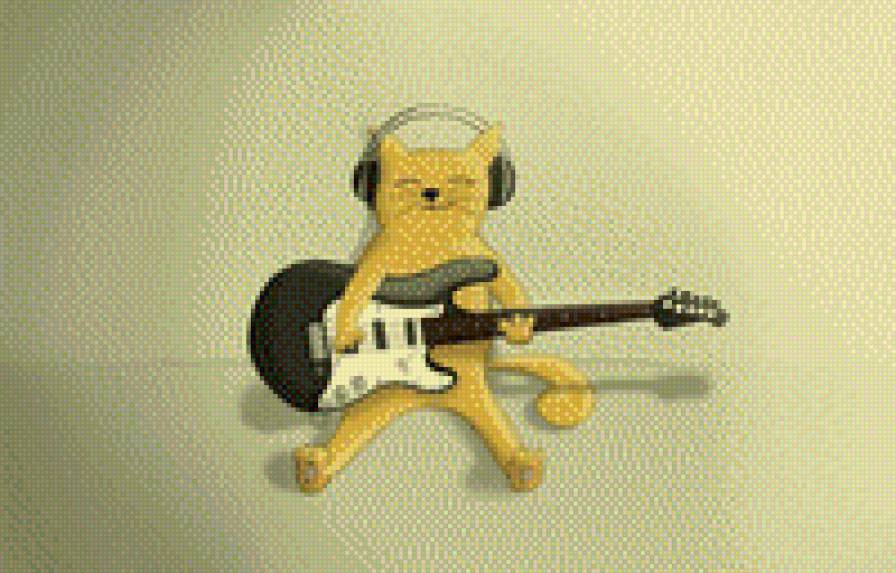 Рок- кот - рок., кот, музыка - предпросмотр