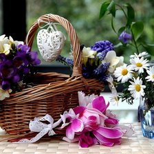 Схема вышивки «цветы»