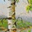Предпросмотр схемы вышивки «берёзы у реки» (№885741)