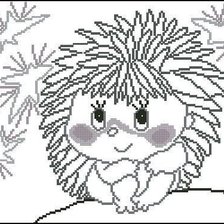 Схема вышивки «ზღარბუნია»