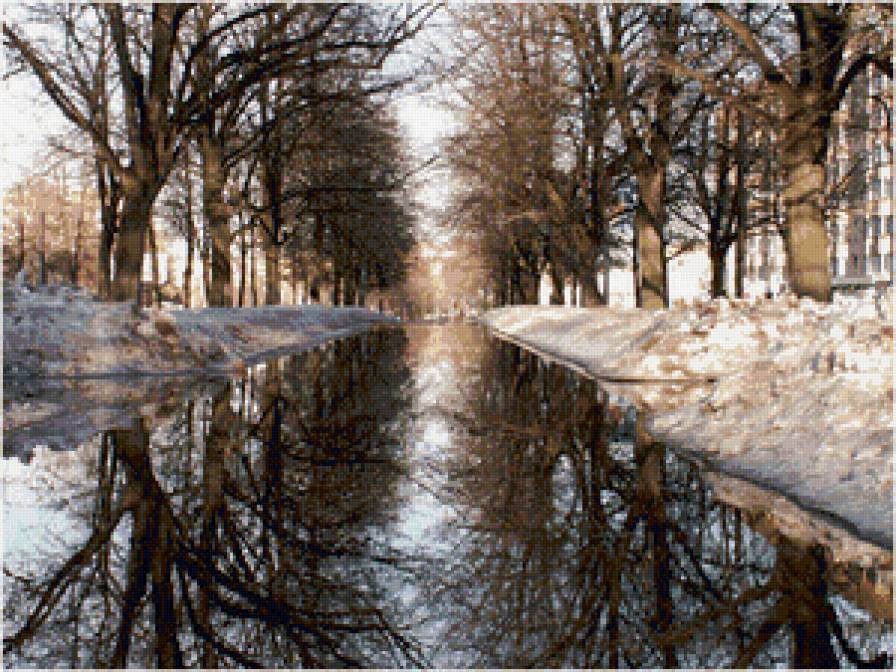 весна - деревья, природа, пейзаж, парк, весна - предпросмотр